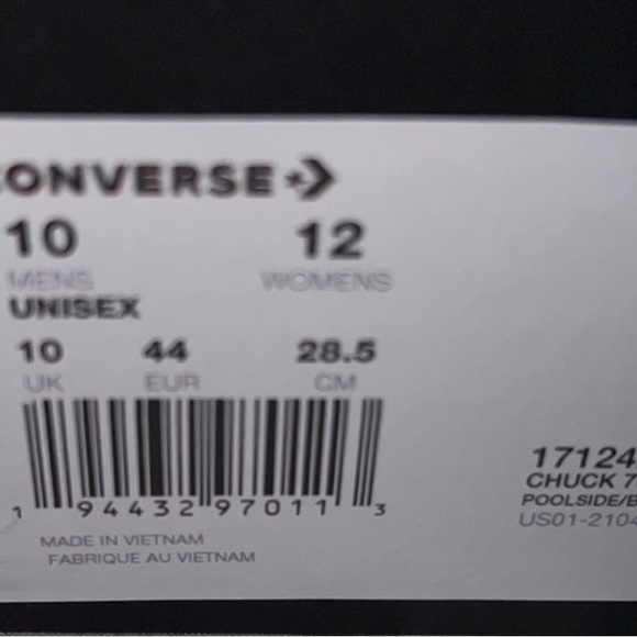 NIB CONVERSE X CHINATOWN MARKET COLAB LAKERS CHUCKS - Picture 7 of 7